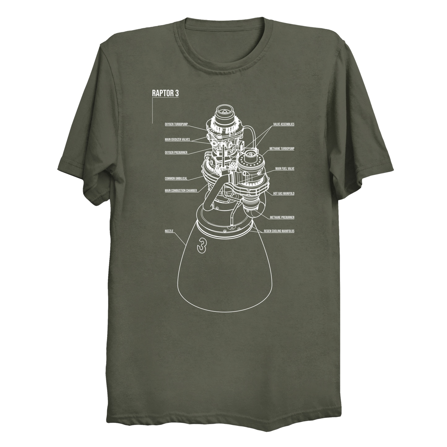 Raptor 3 Tee